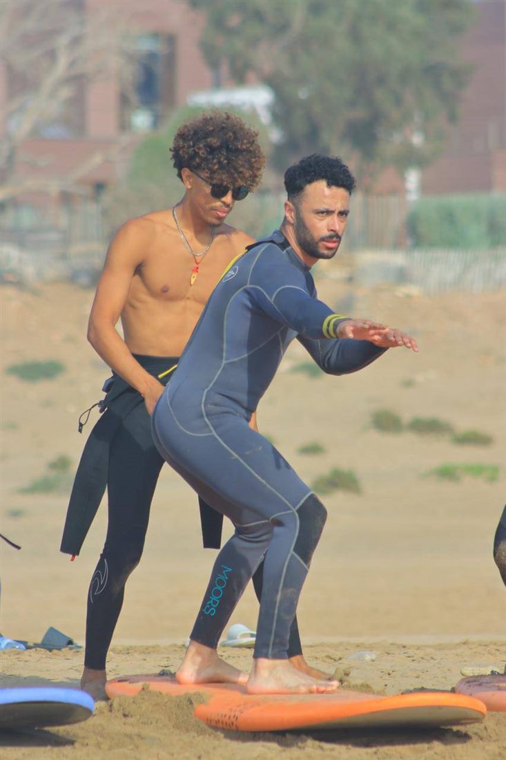 Surf lesson for beginners in Taghazout